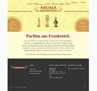 Kleine Seitenvorschau von aromaparfum.de