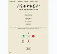 Kleine Seitenvorschau von restaurant-merold.de