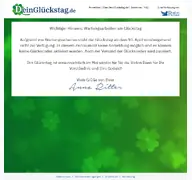 Kleine Seitenvorschau von xn--deinglckstag-ilb.de
