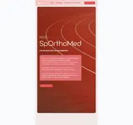 Kleine Seitenvorschau von mvz-sporthomed.de