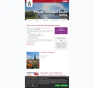 Kleine Seitenvorschau von sankt-odilia-dillingen.de