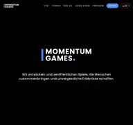 Kleine Seitenvorschau von momentum-games.de