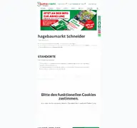 Kleine Seitenvorschau von hagebaumarkt-schneider.de