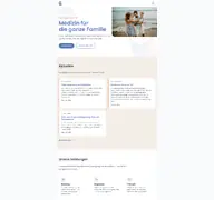 Kleine Seitenvorschau von familienmedizin-tarp.de