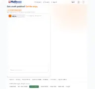 Kleine Seitenvorschau von mathway.com
