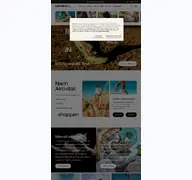 Kleine Seitenvorschau von merrell.com