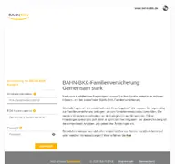 Kleine Seitenvorschau von familienversicherung-online.bahn-bkk.de