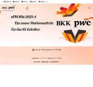 Kleine Seitenvorschau von eprofile.bkk-pwc.de