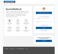 Kleine Seitenvorschau von mybaufi.sparda-bw.de