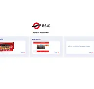 Kleine Seitenvorschau von my.bsag.de