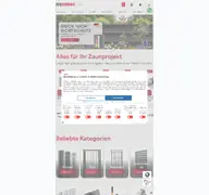 Kleine Seitenvorschau von mycamas.de