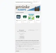 Kleine Seitenvorschau von getraenke-rampe.de