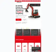 Kleine Seitenvorschau von mps-baumaschinen.de