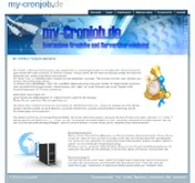 Kleine Seitenvorschau von my-cronjob.de