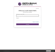 Kleine Seitenvorschau von my.gefa-bank.de