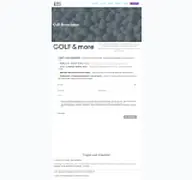 Kleine Seitenvorschau von mygolf.de