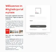 Kleine Seitenvorschau von myheim.bgneuesheim.de