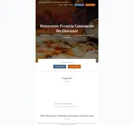 Kleine Seitenvorschau von pizzeria-catenaccio.de