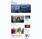 Kleine Seitenvorschau von kulturaustausch.de