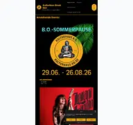 Kleine Seitenvorschau von kulturhaus-bo.de