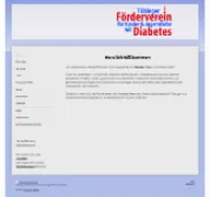 Kleine Seitenvorschau von diabetesfoerderverein.de