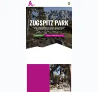 Kleine Seitenvorschau von zugspitzpark.at