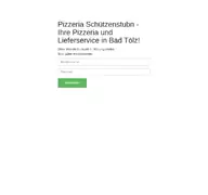 Kleine Seitenvorschau von pizzeria-schuetzenstubn.de
