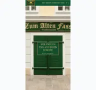 Kleine Seitenvorschau von zum-alten-fassl.at
