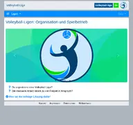 Kleine Seitenvorschau von volleyball-liga.de