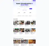 Kleine Seitenvorschau von kunsthandwerk-kreativmarkt.de
