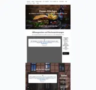 Kleine Seitenvorschau von daveskitchen.de