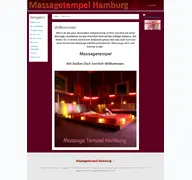 Kleine Seitenvorschau von massagetempel-hamburg.de