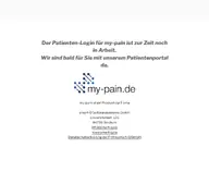 Kleine Seitenvorschau von my-pain.de