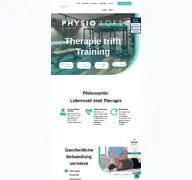 Kleine Seitenvorschau von myphysioloft.de