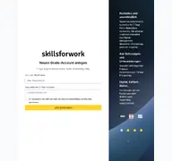 Kleine Seitenvorschau von register.skillsforwork.de
