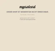 Kleine Seitenvorschau von myprintcard.de
