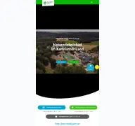 Kleine Seitenvorschau von naturerlebnisbad-kemnather-land.de