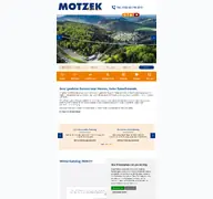 Kleine Seitenvorschau von motzek-reisen.de