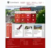 Kleine Seitenvorschau von guetenbach.de
