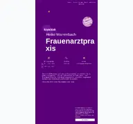Kleine Seitenvorschau von frauenaerztin-kierspe.de