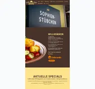 Kleine Seitenvorschau von sophien-stuebchen.de