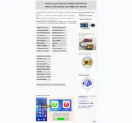 Kleine Seitenvorschau von esp8266-server.de