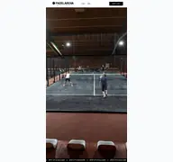 Kleine Seitenvorschau von padelarena.de