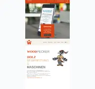 Kleine Seitenvorschau von ichbinwoodpecker.de