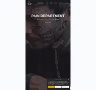 Kleine Seitenvorschau von pain-department.de