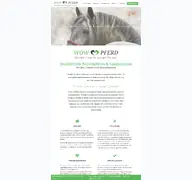Kleine Seitenvorschau von wow-pferd.de
