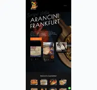 Kleine Seitenvorschau von arancinifrankfurt.de