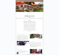 Kleine Seitenvorschau von arber-alm.de