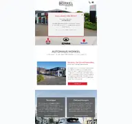 Kleine Seitenvorschau von morkel-autohaus.de