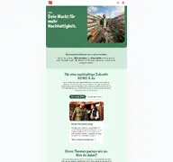 Kleine Seitenvorschau von nachhaltigkeit.rewe.de